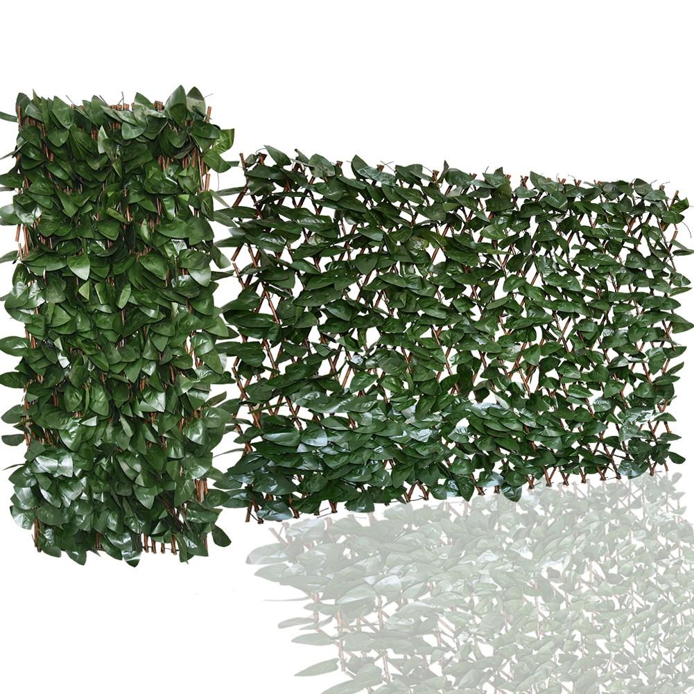 Uhair Privacy Fence Expandable Screen for Balcony Patio Outdoor,Decorative Faux Ivy Fencing Panel,Hide Unsightly Views, Realistic Leaf Design Garden