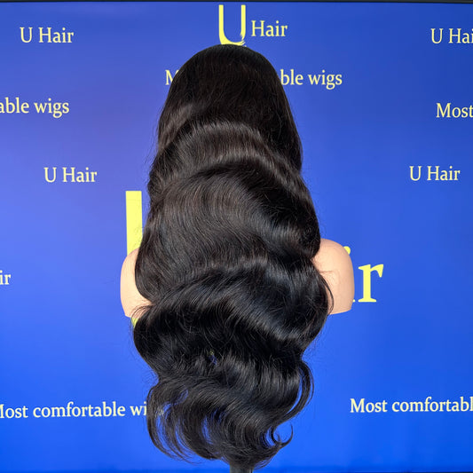 Body wave natural color wig
